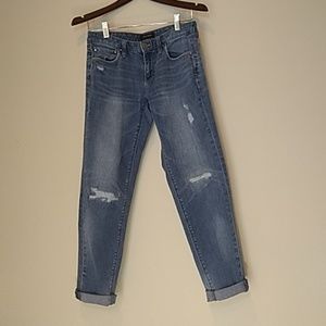 White House Black Market Girlfriend Jeans Crop 2
